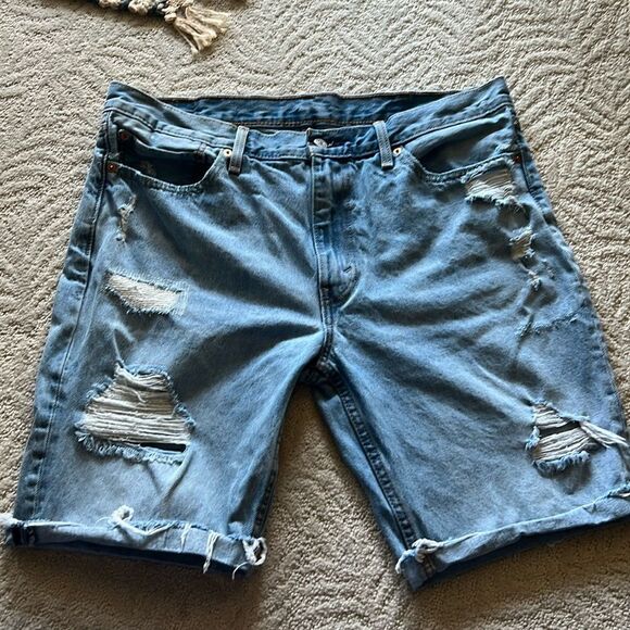 Levi's® 511 Cut Off Jean Shorts Size 38 - Picture 5 of 17